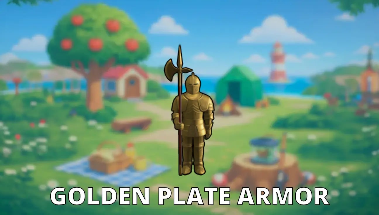 Golden Plate Armor artwork