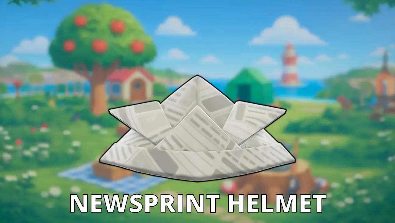 Newsprint Helmet artwork