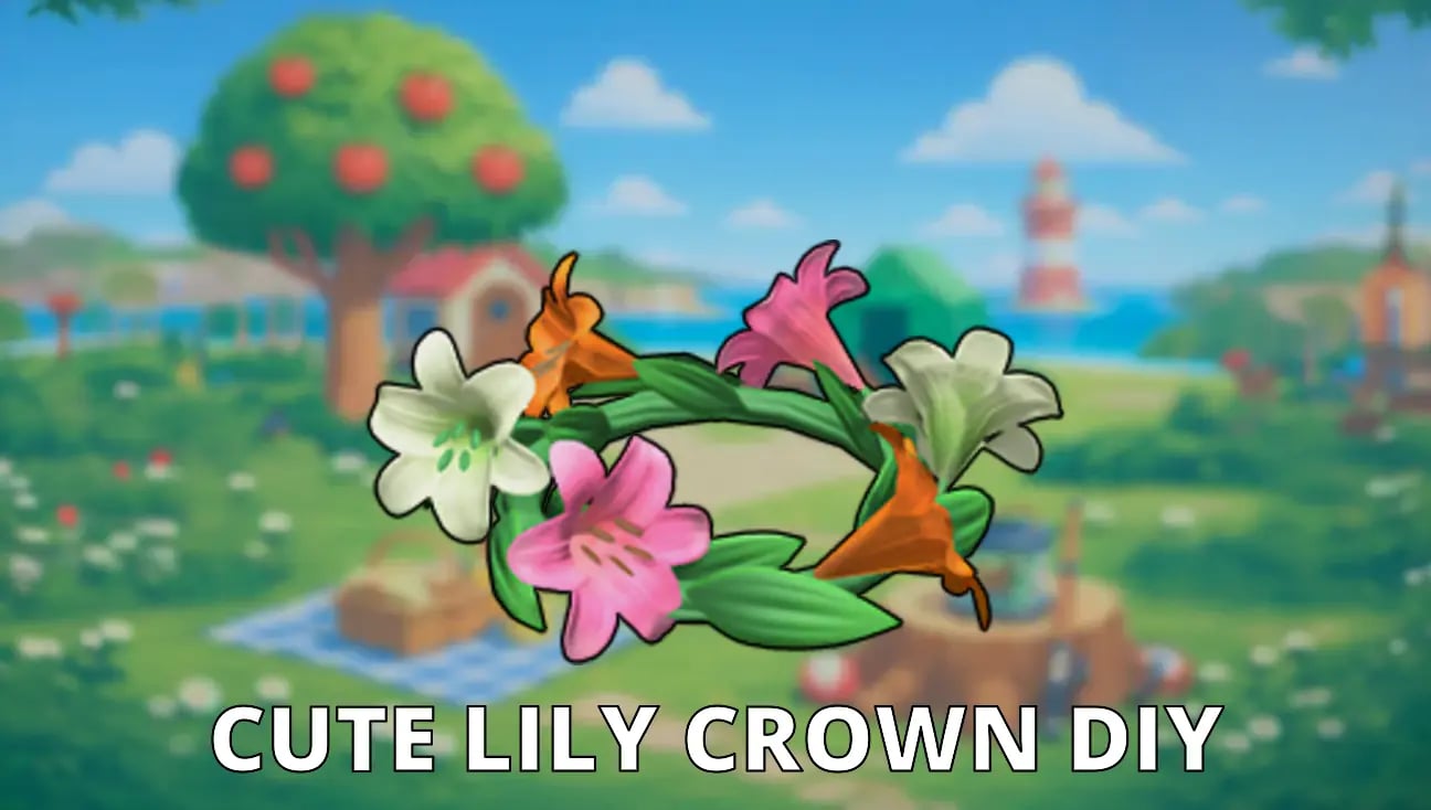 Cute Lily Crown DIY artwork