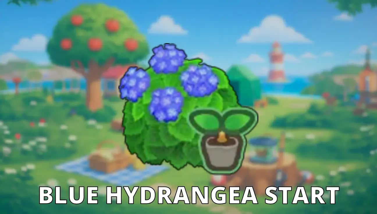 Blue Hydrangea Start artwork