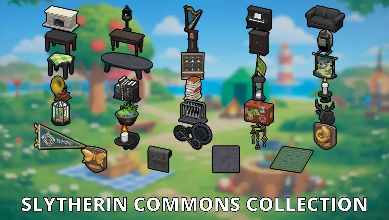 Slytherin Commons Collection artwork