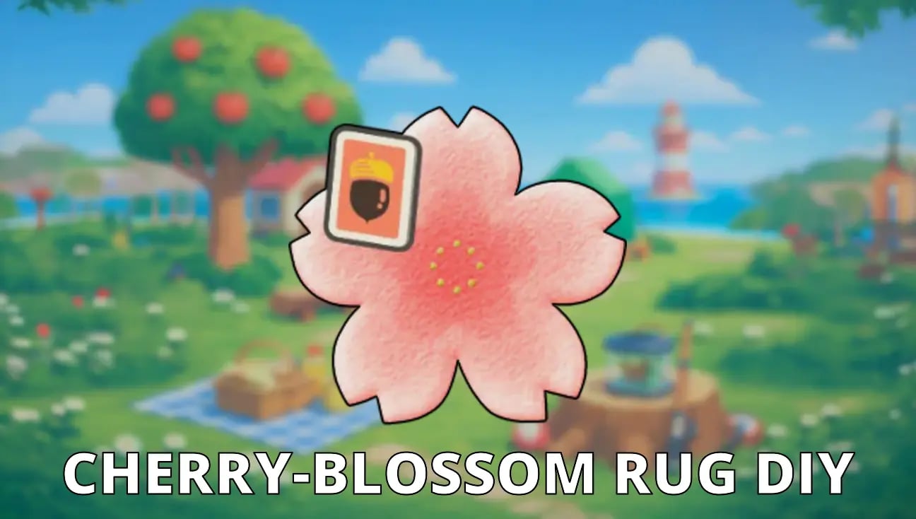 Cherry-Blossom Rug DIY artwork