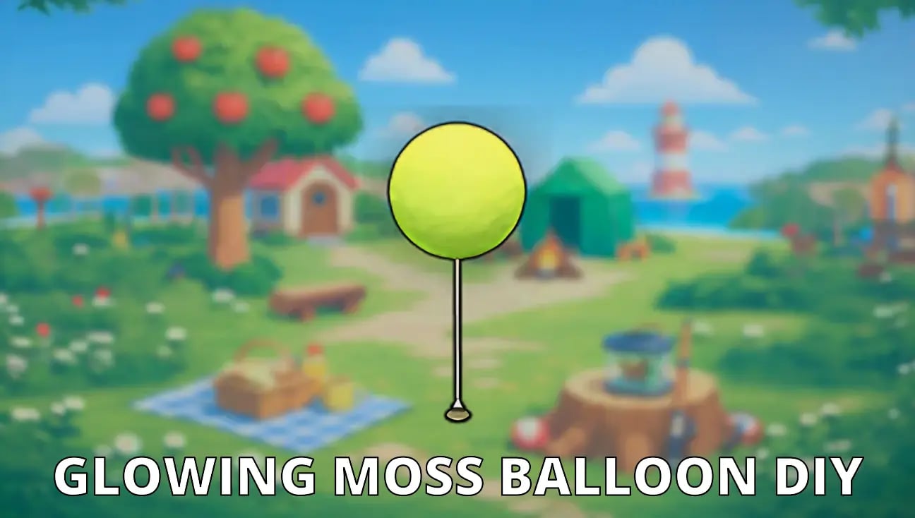 Glowing Moss Balloon DIY artwork