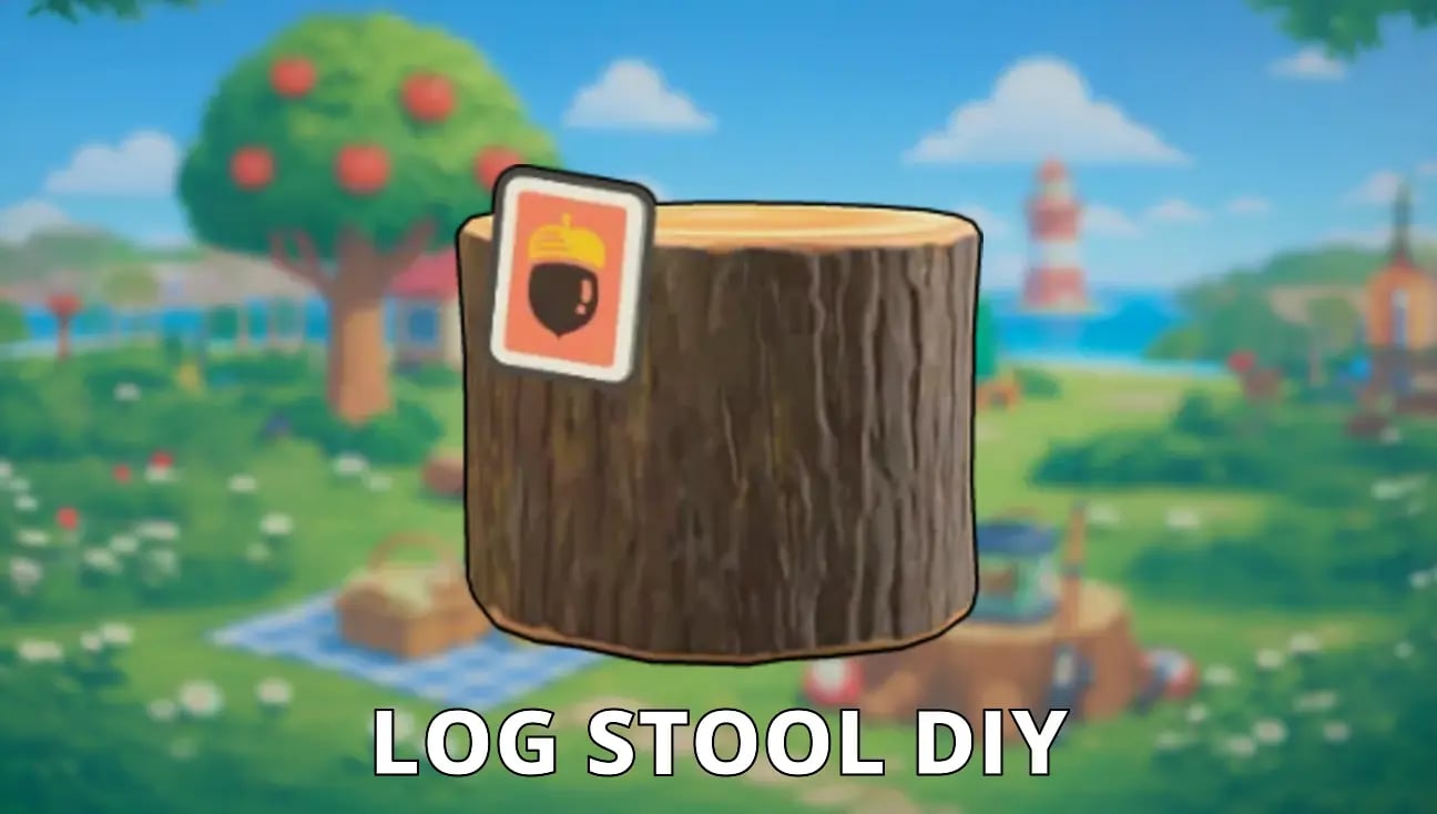 Log Stool DIY artwork