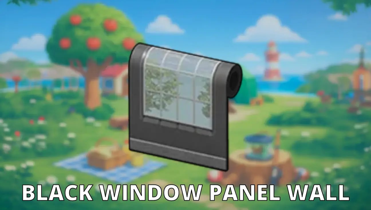 Black Window Panel Wall artwork