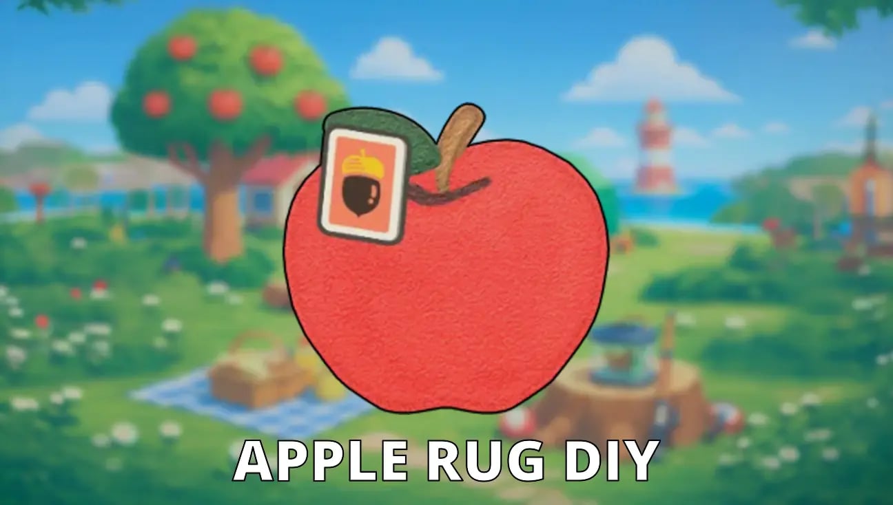 Apple Rug DIY artwork