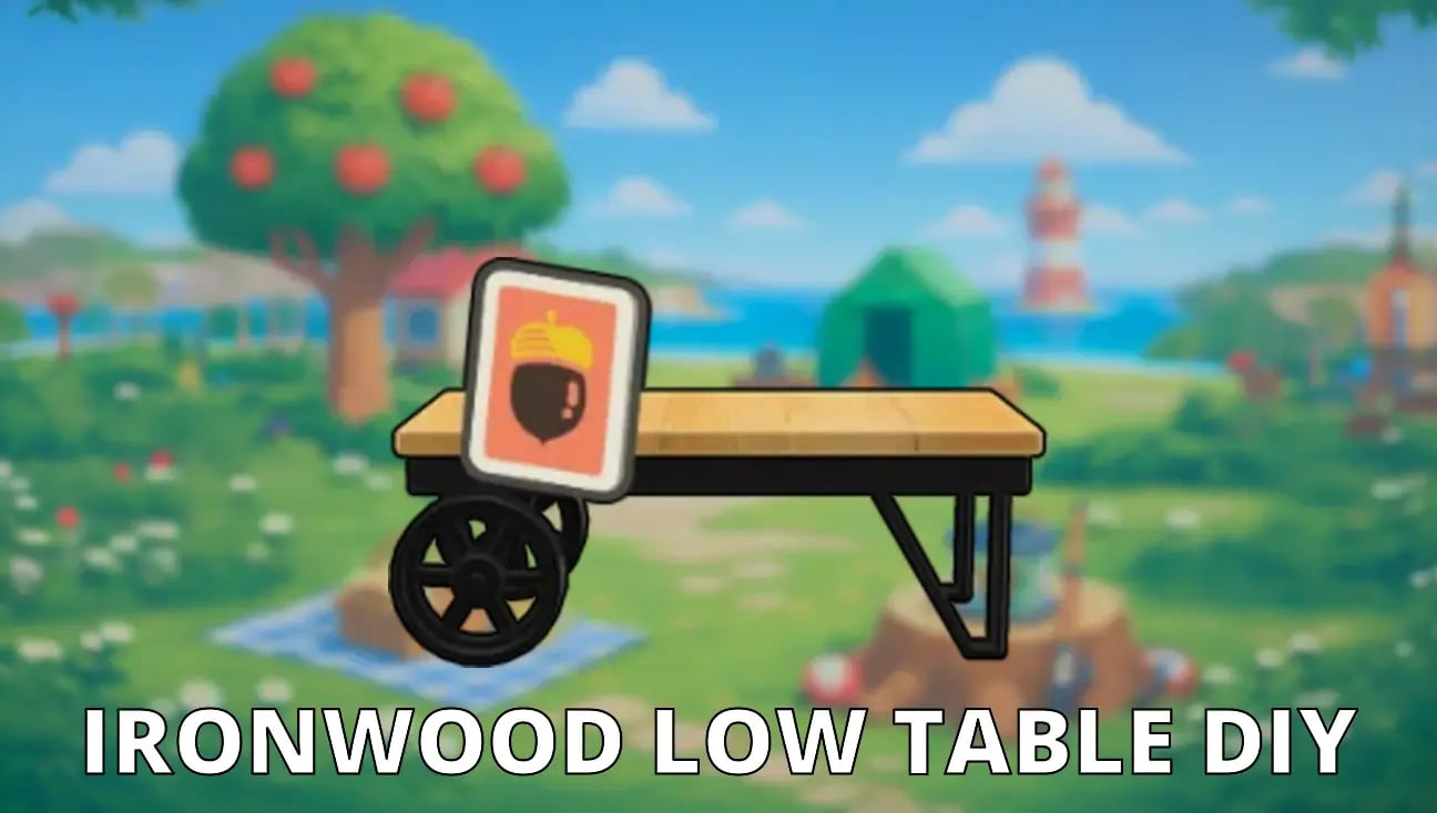 Ironwood Low Table DIY artwork