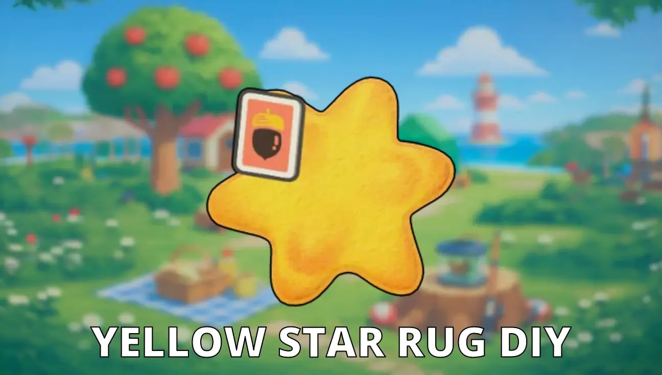 Yellow Star Rug DIY artwork