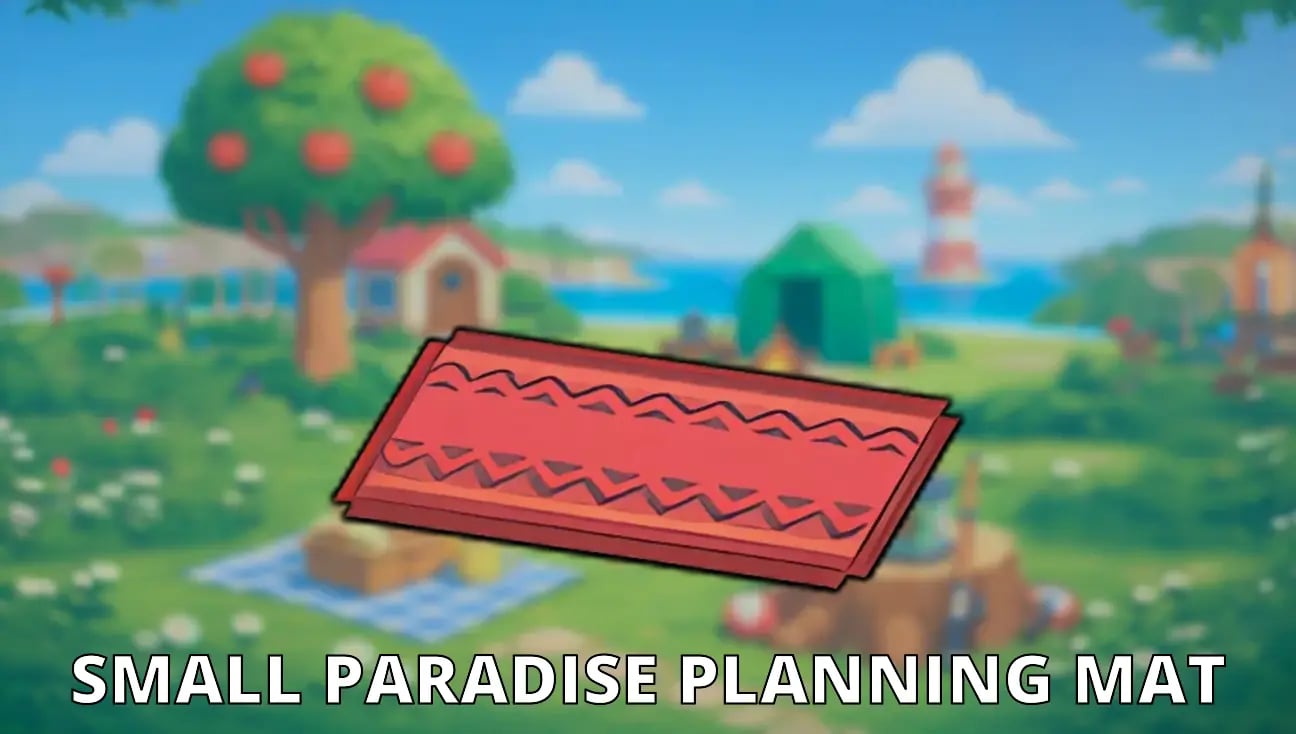 Small Paradise Planning Mat artwork