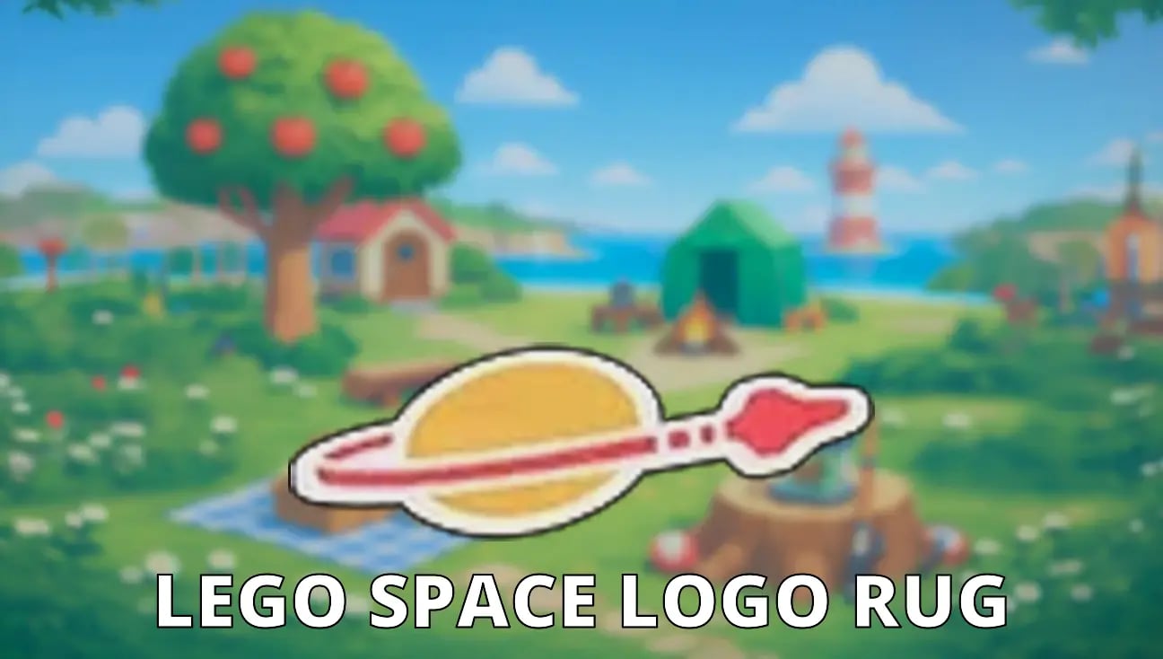 LEGO Space Logo Rug artwork