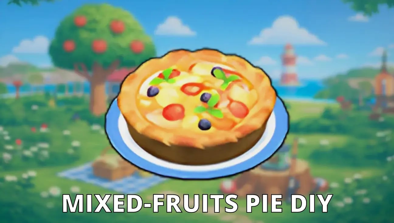 Mixed-Fruits Pie DIY artwork