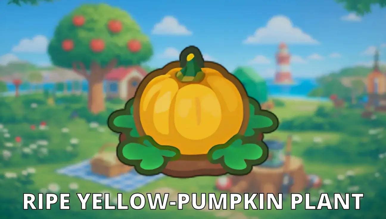 Ripe Yellow-Pumpkin Plant artwork