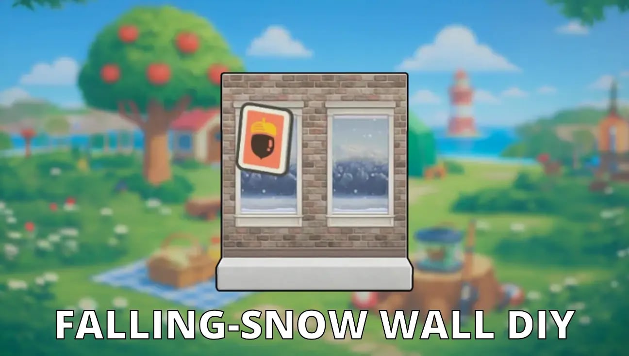 Falling-Snow Wall DIY artwork