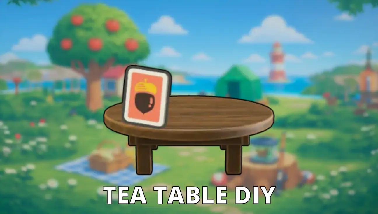 Tea Table DIY artwork