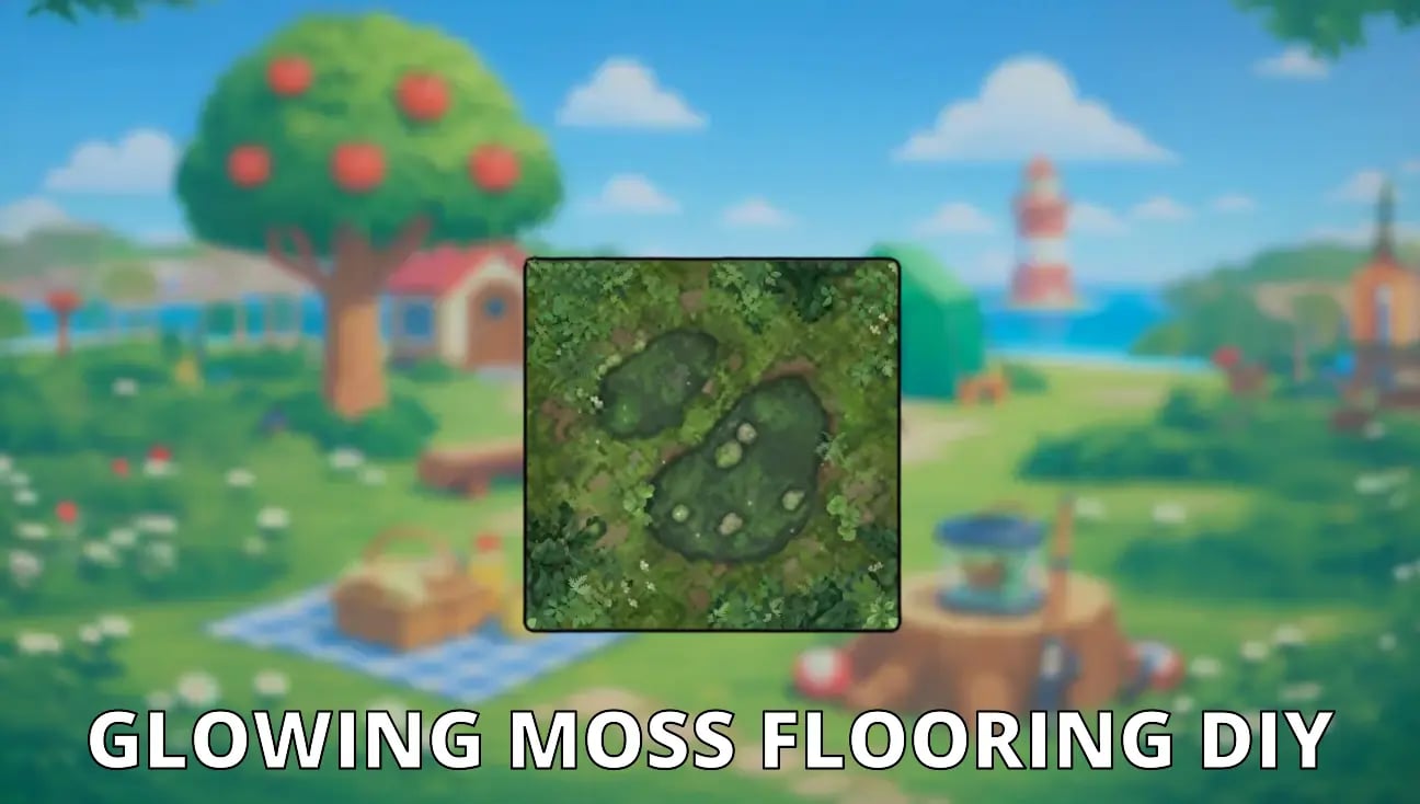 Glowing Moss Flooring DIY artwork