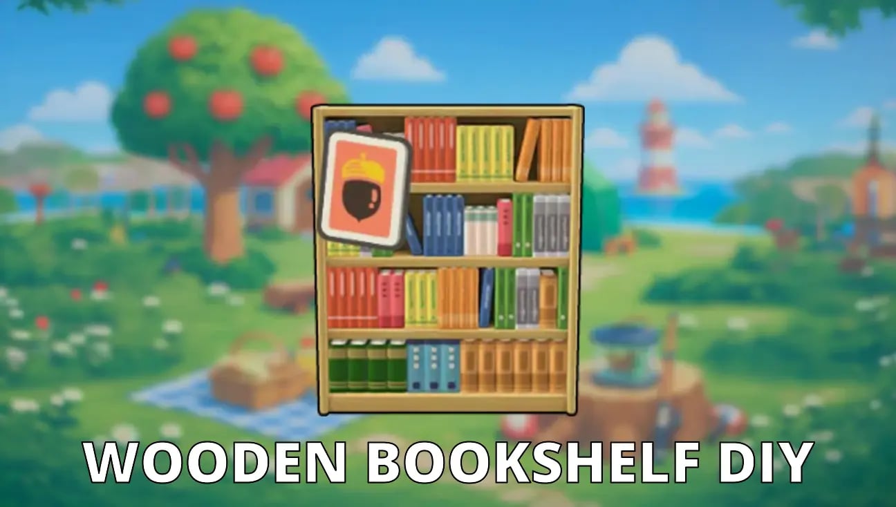 Wooden Bookshelf DIY artwork