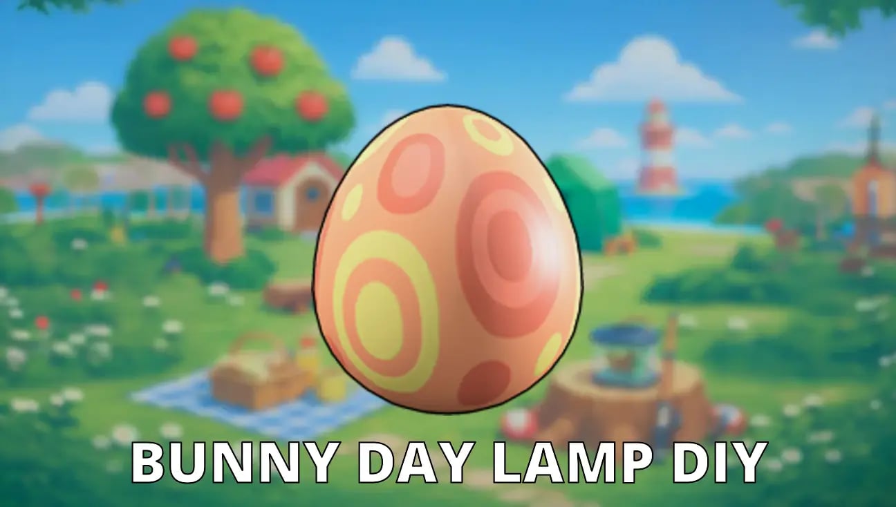 Bunny Day Lamp DIY artwork
