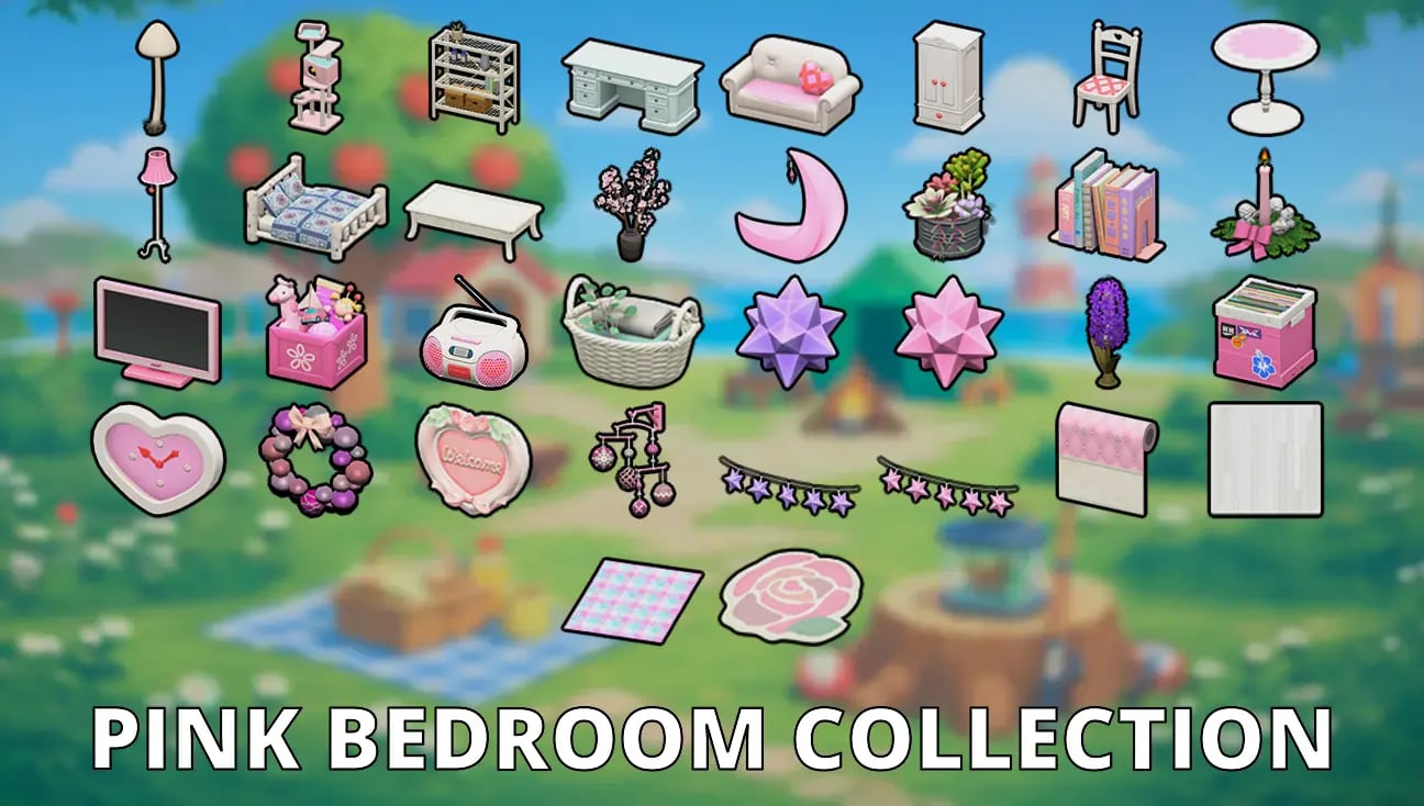 Pink Bedroom Collection artwork