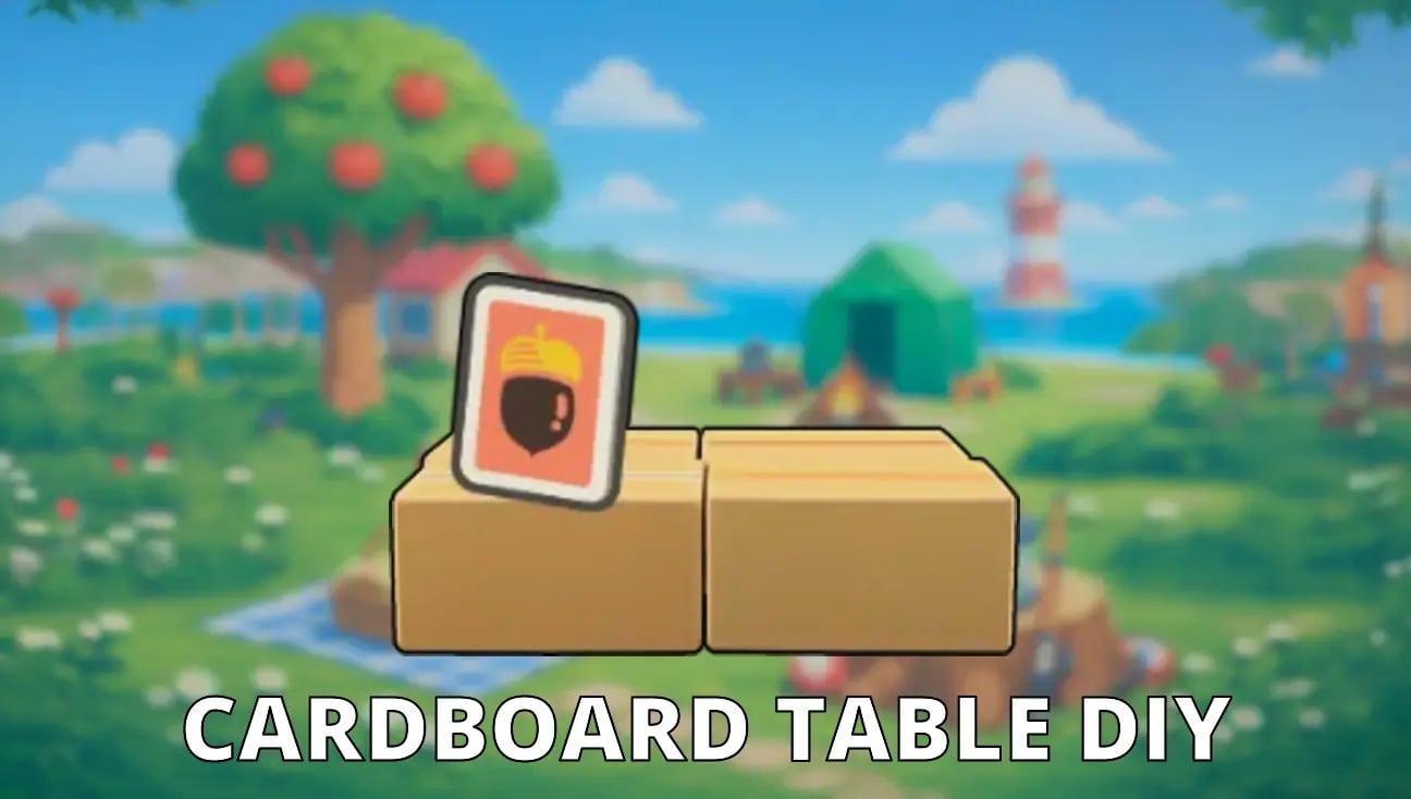 Cardboard Table DIY artwork