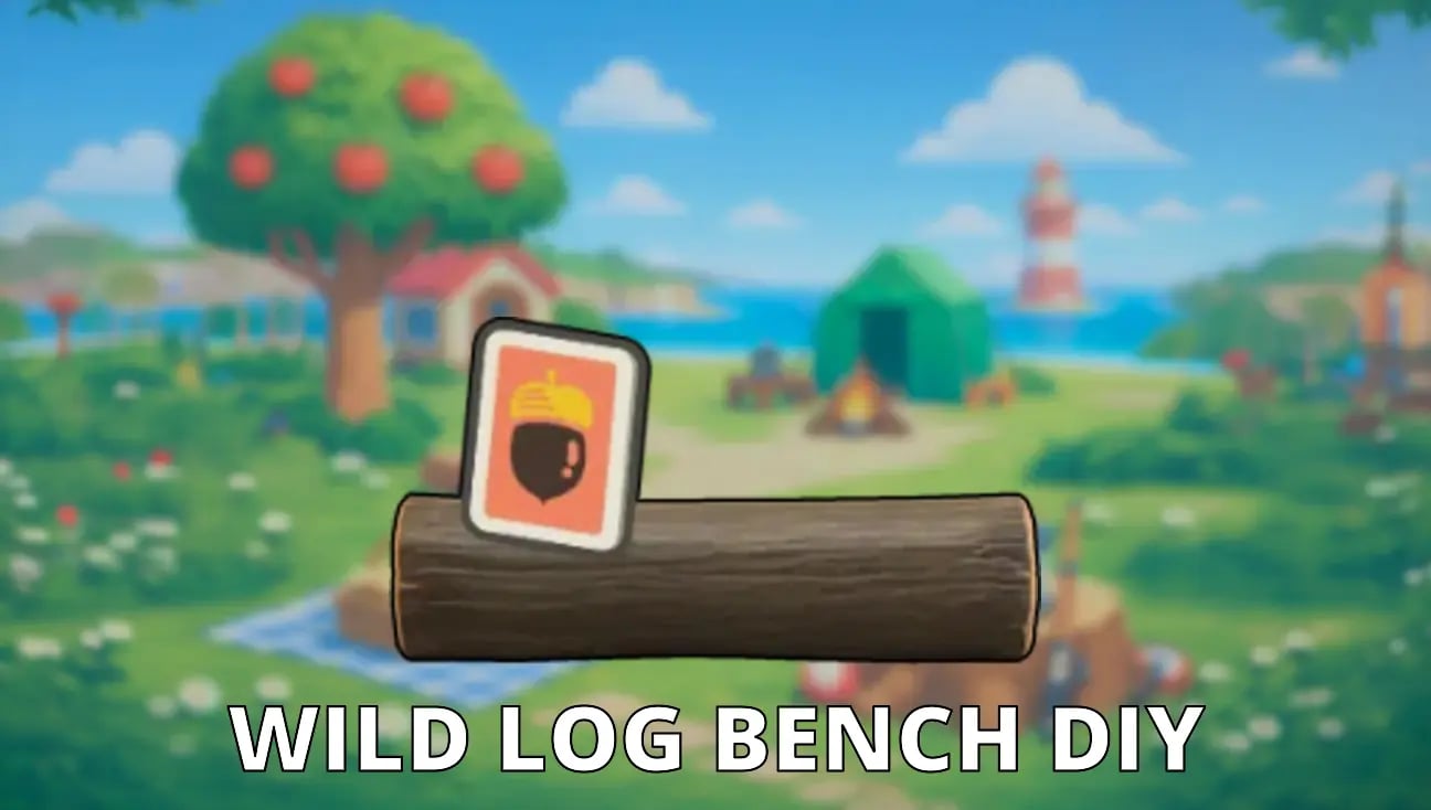 Wild Log Bench DIY artwork