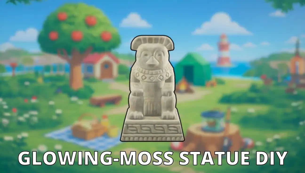 Glowing-Moss Statue DIY artwork