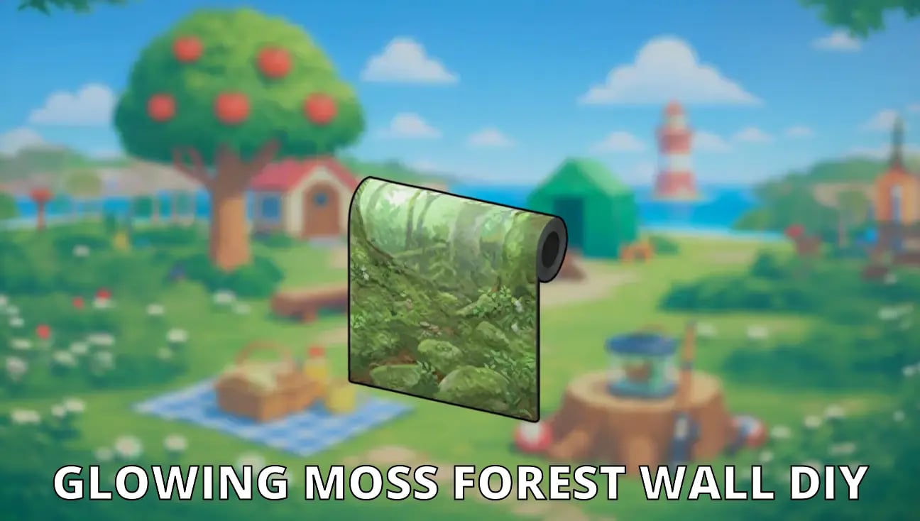 Glowing Moss Forest Wall DIY artwork
