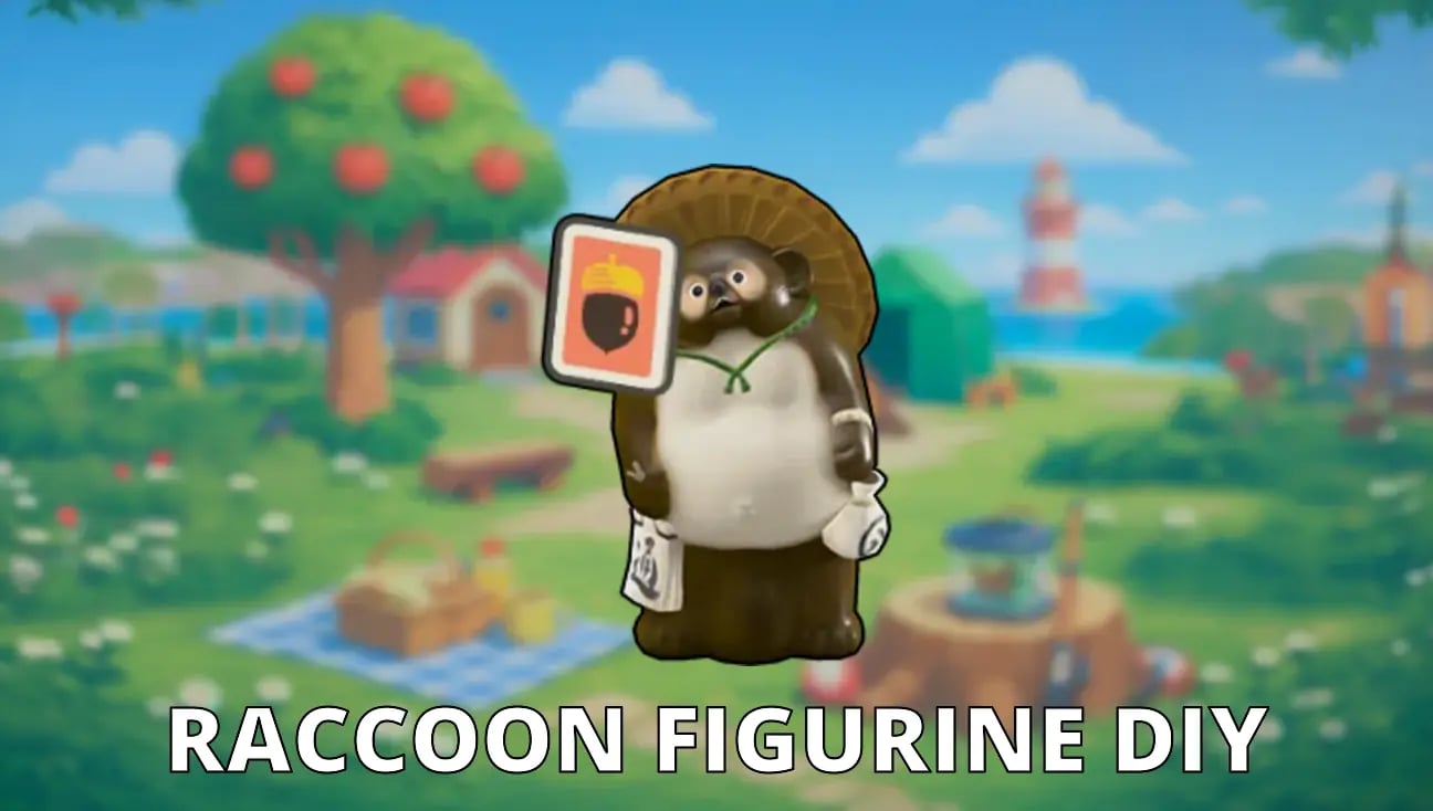 Raccoon Figurine DIY artwork