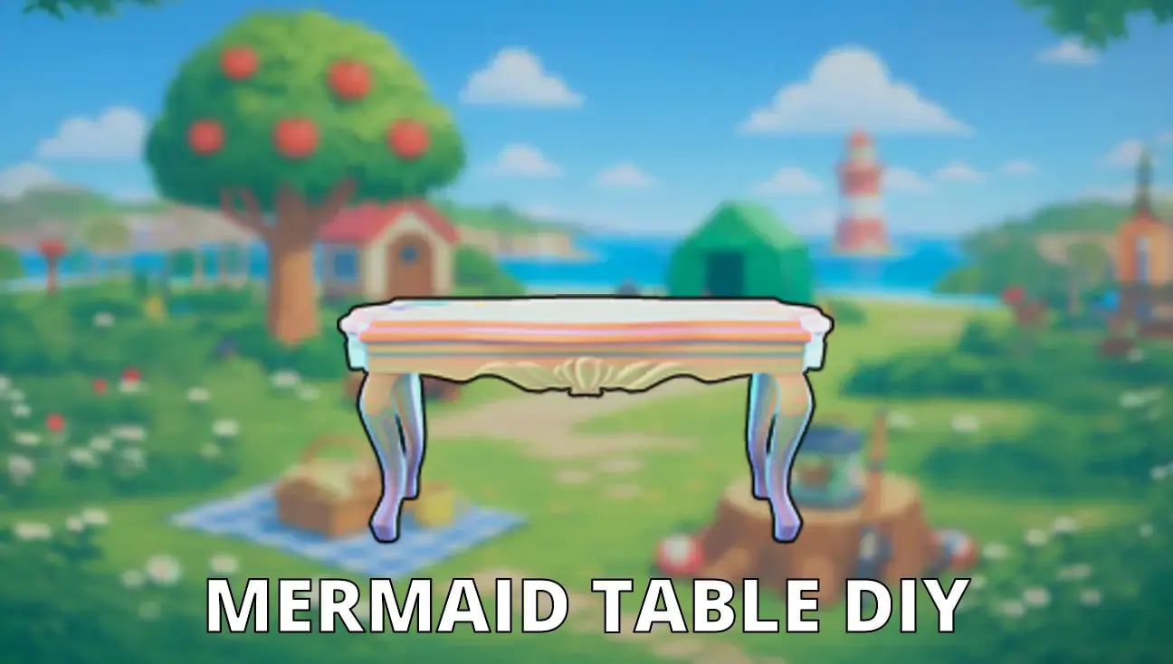 Mermaid Table DIY artwork