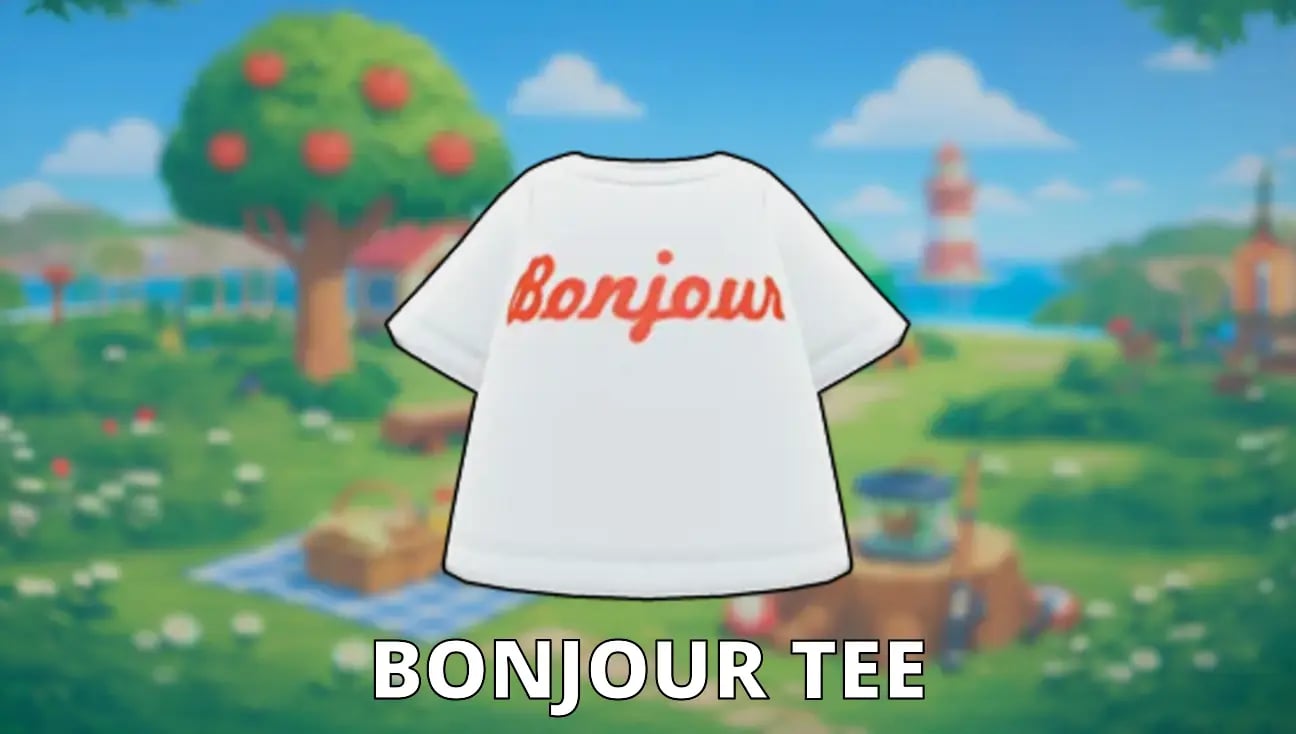 Bonjour Tee artwork