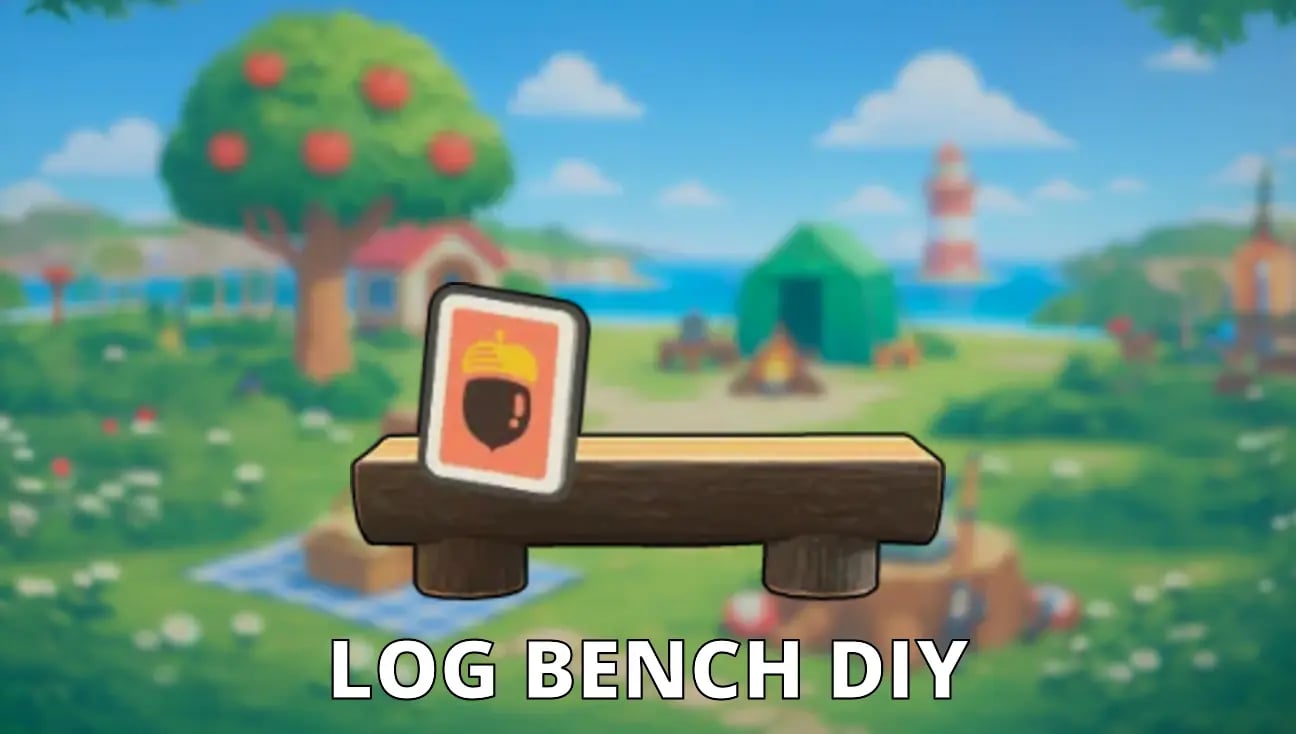 Log Bench DIY artwork