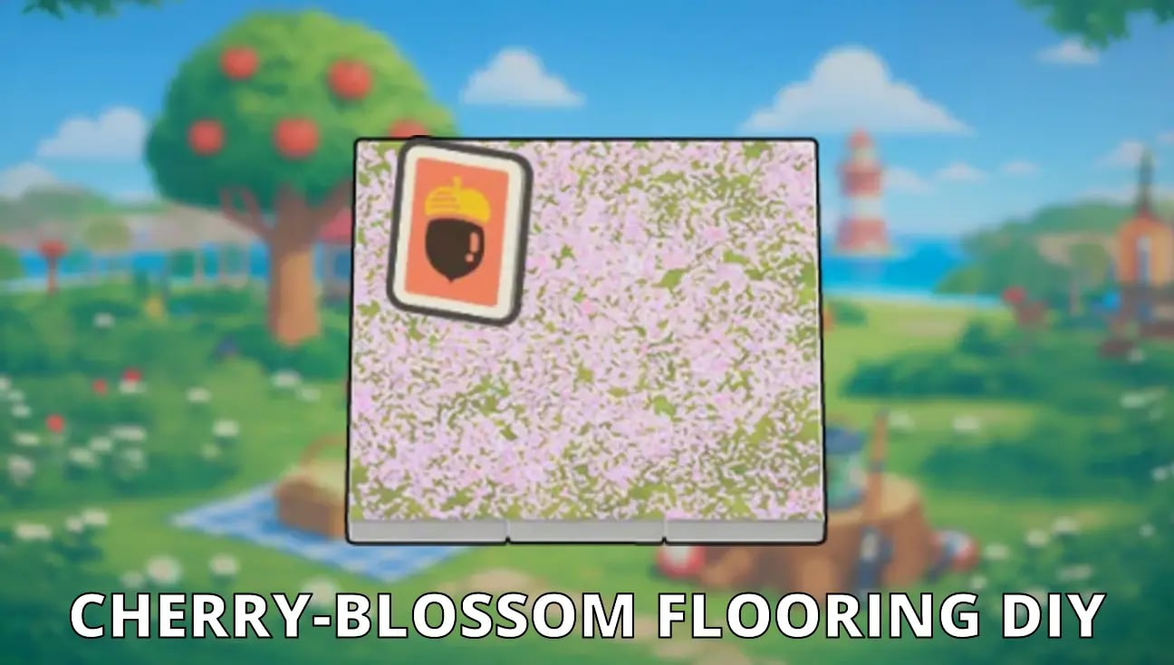 Cherry-Blossom Flooring DIY artwork
