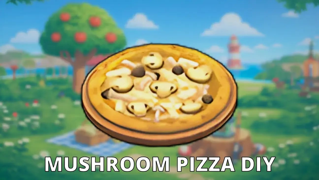 Mushroom Pizza DIY artwork