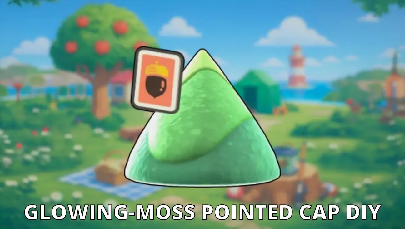 Glowing-Moss Pointed Cap DIY artwork