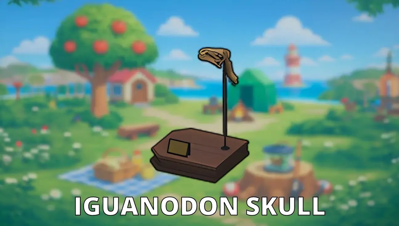 Iguanodon Skull artwork