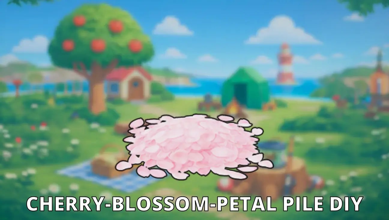 Cherry-Blossom-Petal Pile DIY artwork