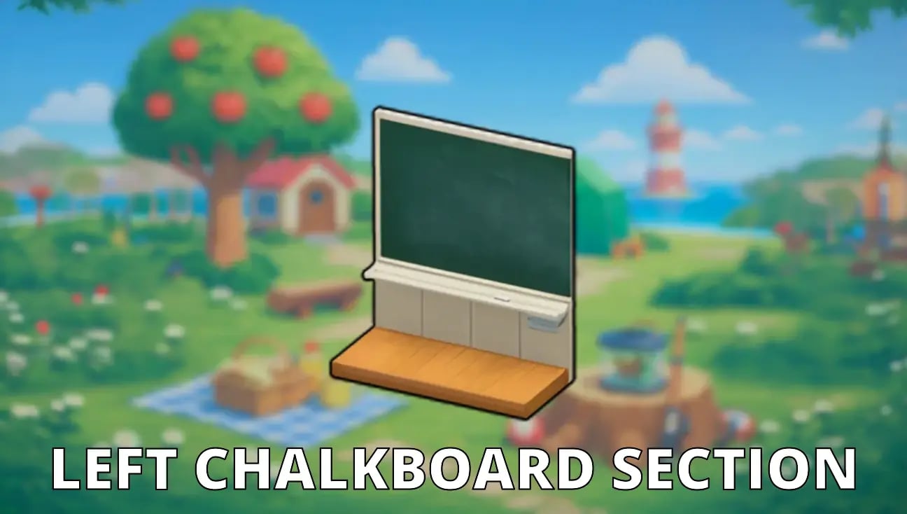 Left Chalkboard Section variant