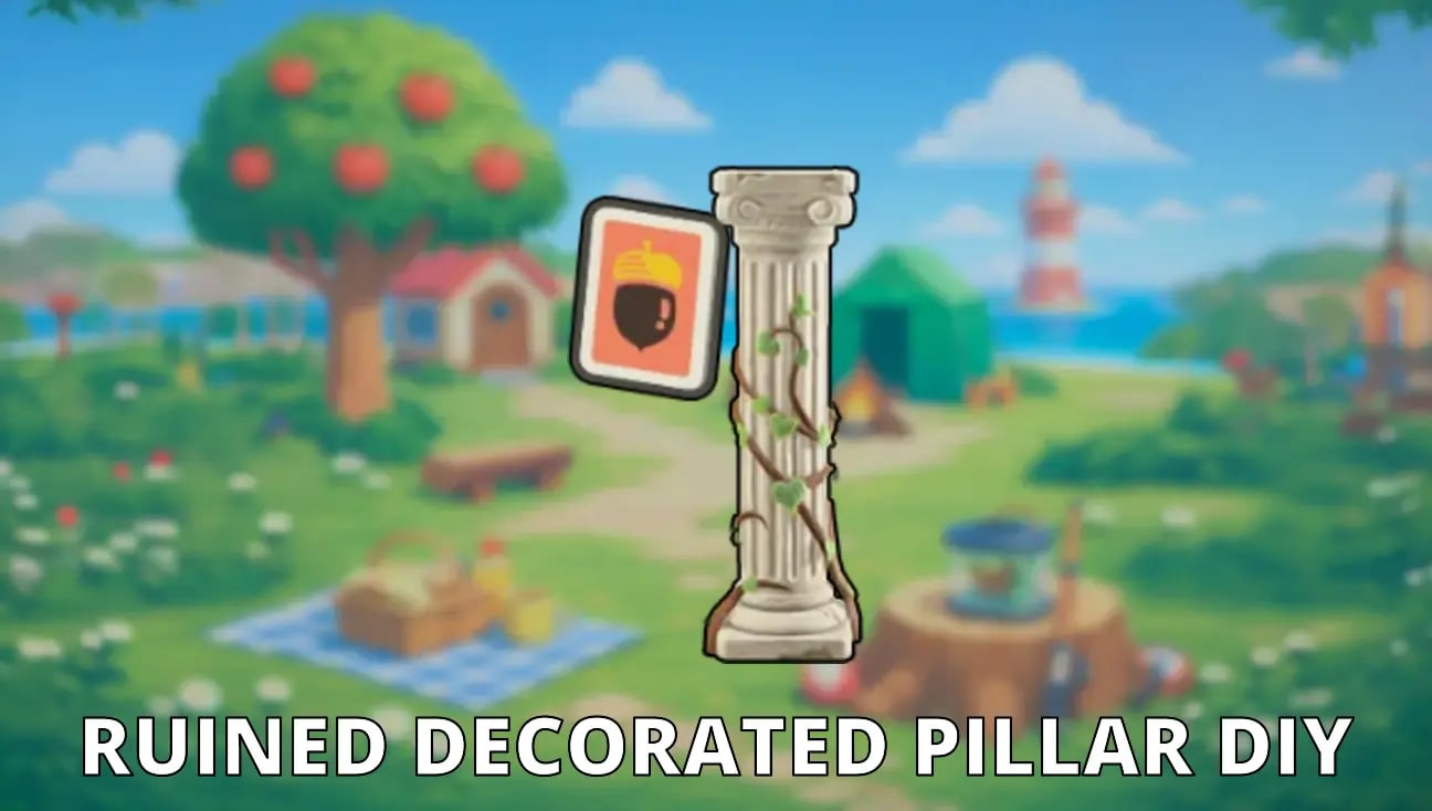 Ruined Decorated Pillar DIY artwork