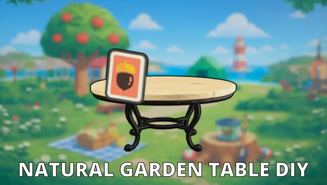 Natural Garden Table DIY artwork