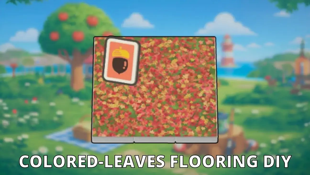 Colored-Leaves Flooring DIY artwork