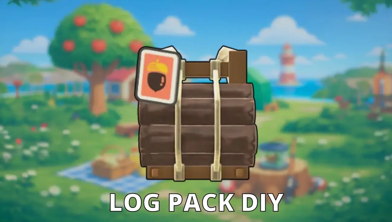 Log Pack DIY artwork
