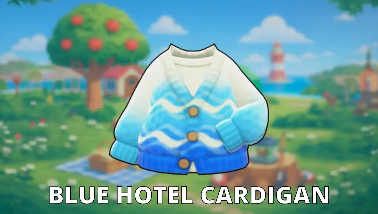Blue Hotel Cardigan artwork