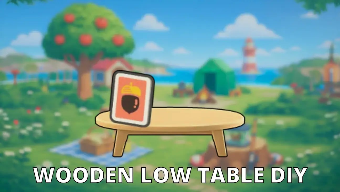 Wooden Low Table DIY artwork