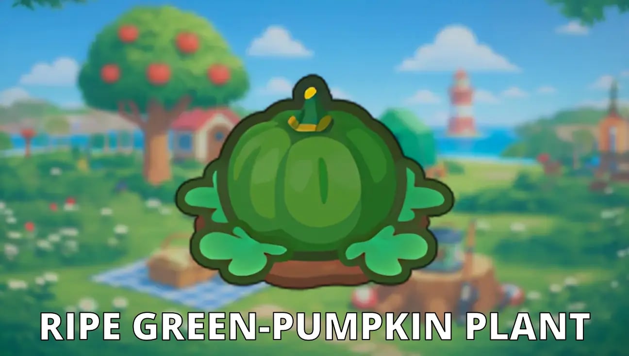 Ripe Green-Pumpkin Plant artwork