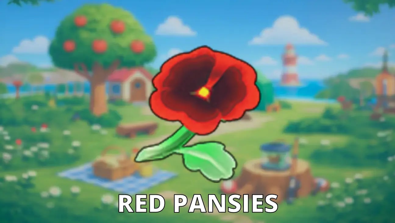 Red Pansies artwork
