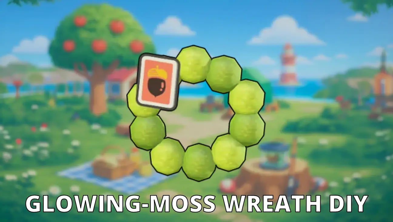 Glowing-Moss Wreath DIY artwork