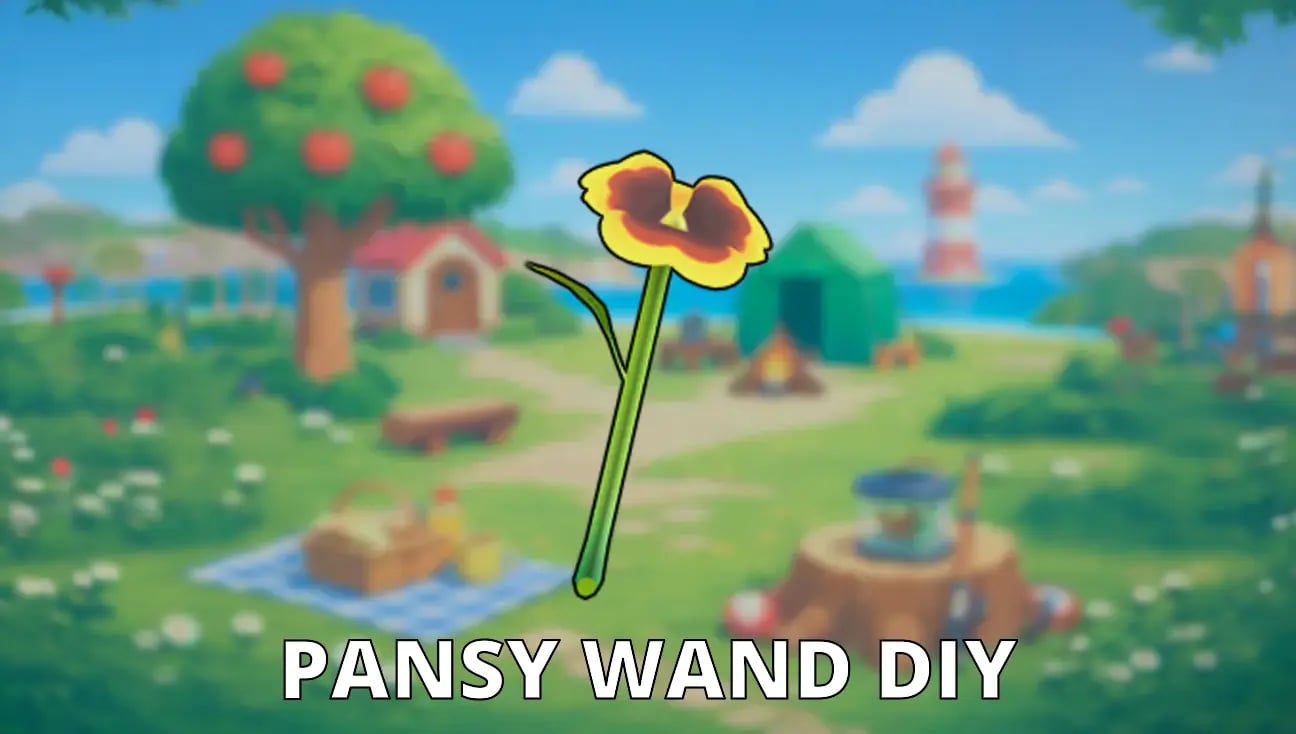Pansy Wand DIY artwork