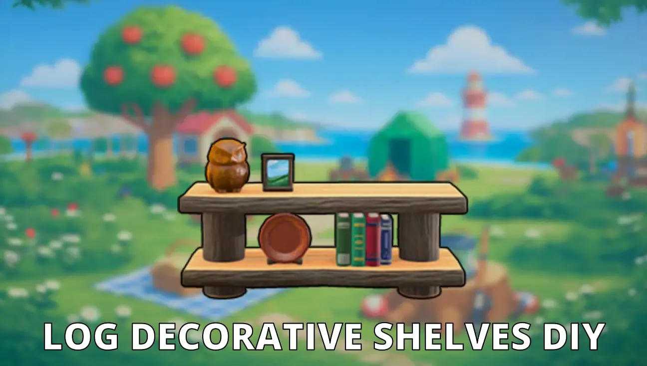 Log Decorative Shelves DIY artwork