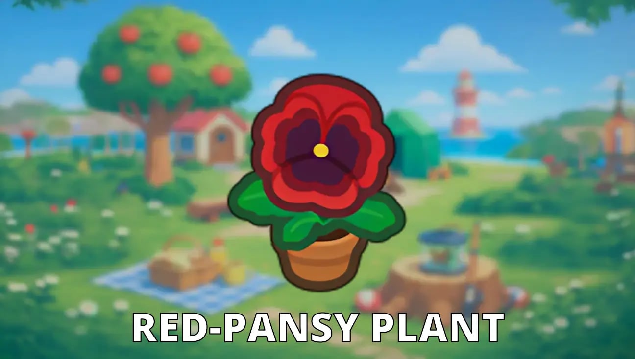 Red-Pansy Plant artwork