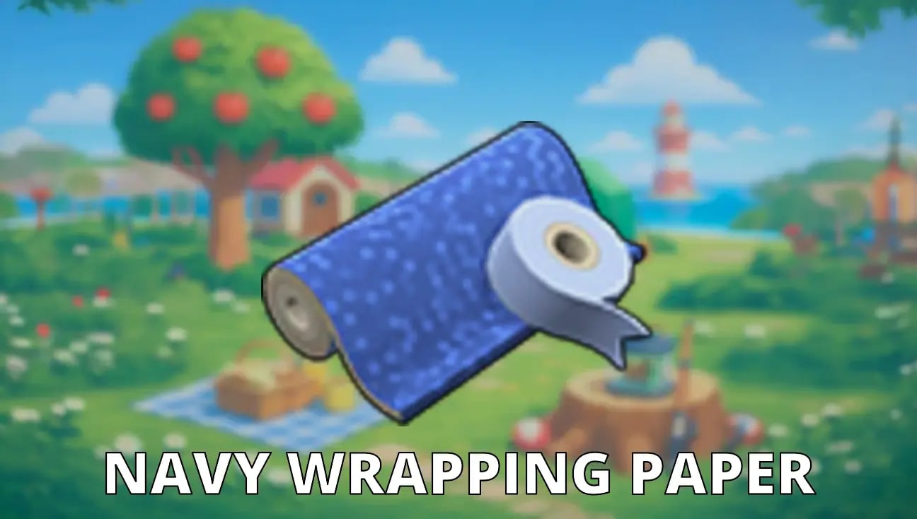Navy Wrapping Paper artwork