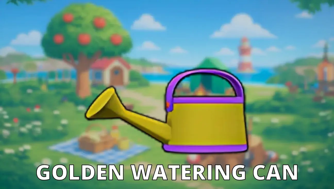 Golden Watering Can artwork